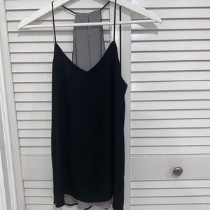 Express Reversible Barcelona Cami in Black/Gray.